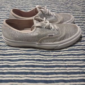 Women's vans 8.5 glitter sparkly shoes sneakers